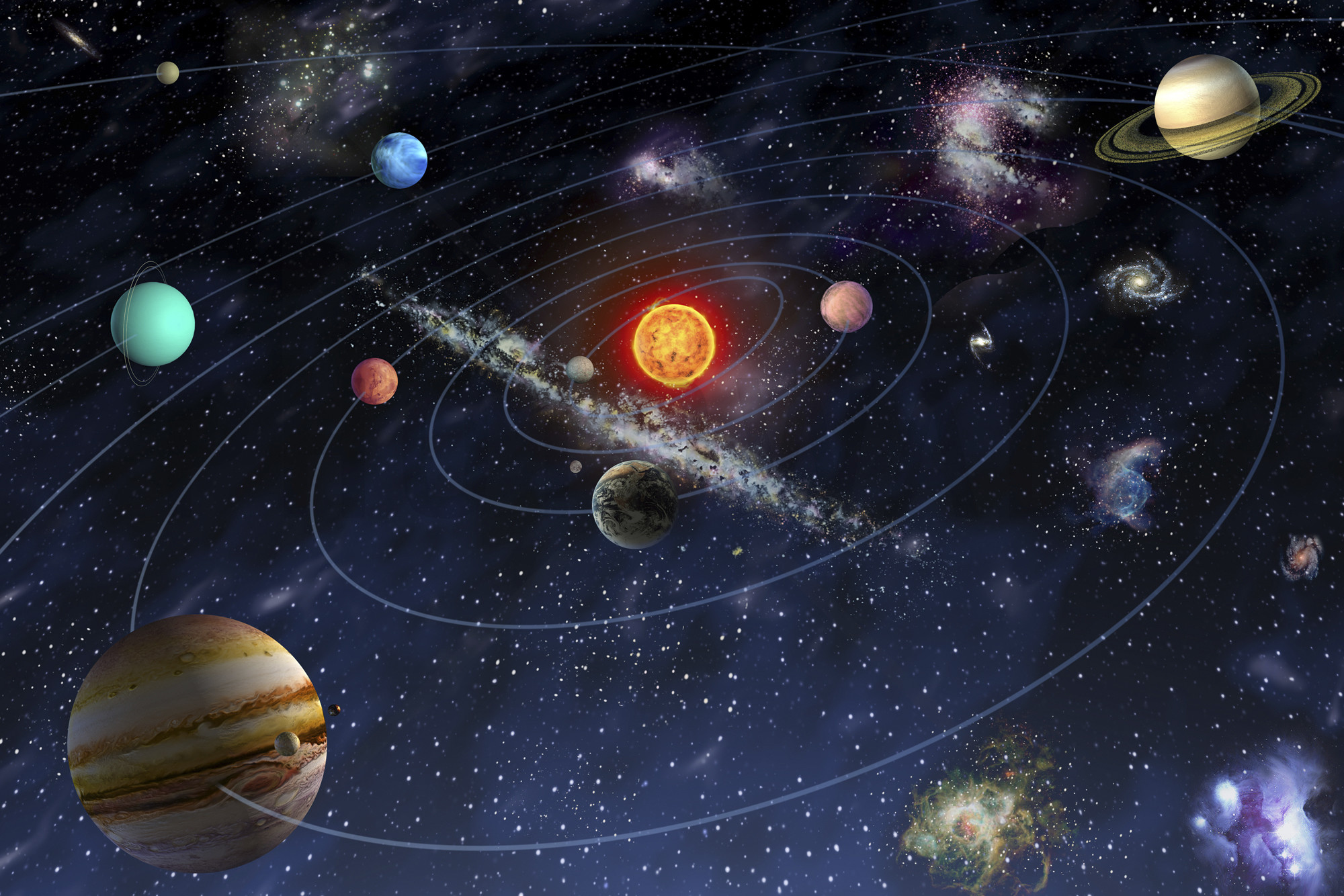 solar system wallpaper 046 - 2000x1334
