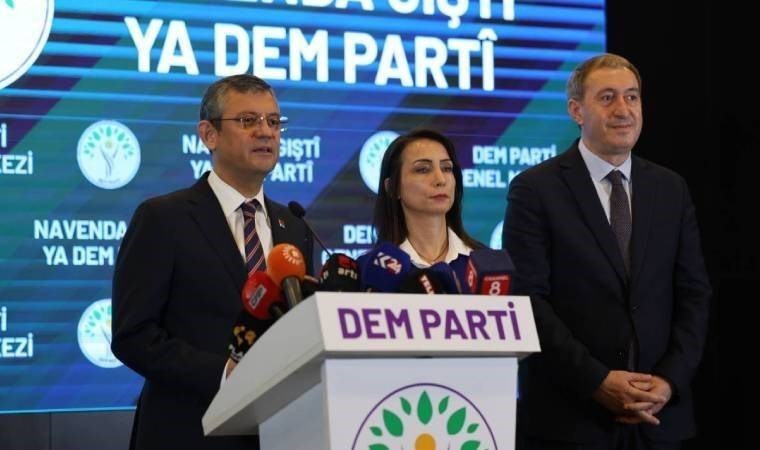 DEM Parti'den CHP Lideri Özel'e ziyaret